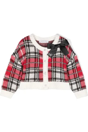 MONNALISA Karierter Cardigan