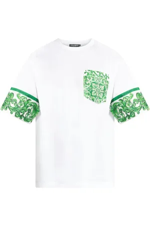 Dolce & Gabbana T-Shirt mit Majolica-Print