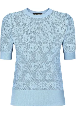 Dolce & Gabbana Oberteil mit Logo-Stickerei