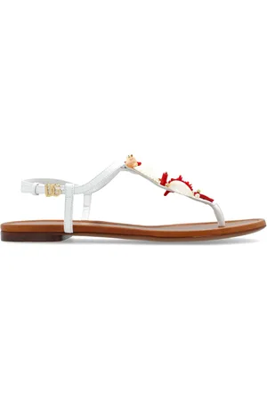 Dolce & Gabbana Sandalen mit Korallenstickerei
