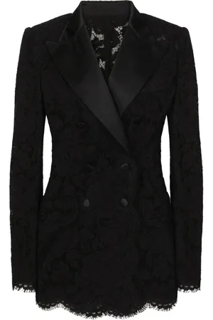 Dolce & Gabbana Blazer aus blumiger Spitze