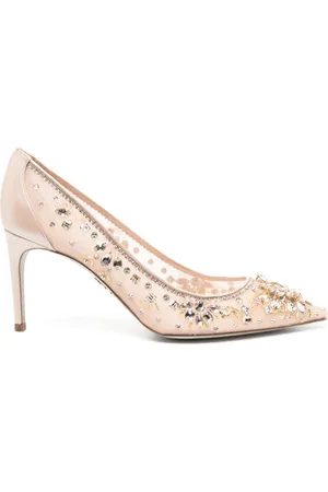 RENE CAOVILLA Pumps mit Kristallen 80mm