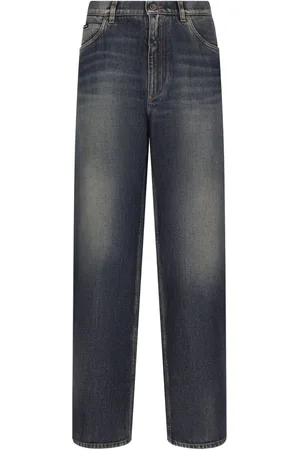 Dolce & Gabbana Gerade Jeans mit Stone-Wash-Effekt