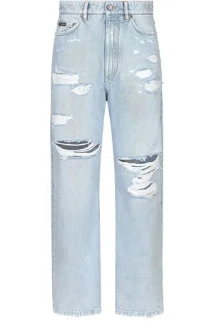 Dolce & Gabbana Gerade Jeans im Distressed-Look