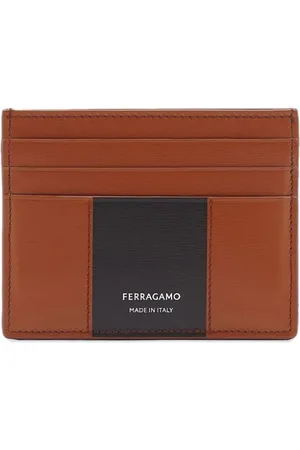 Salvatore Ferragamo Zweifarbiges Kartenetui