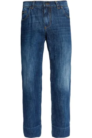 Dolce & Gabbana Straight-Leg-Jeans mit Logo