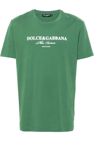 Dolce & Gabbana T-Shirt mit beflocktem Logo