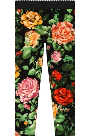 Dolce & Gabbana Leggings mit Rosen-Print