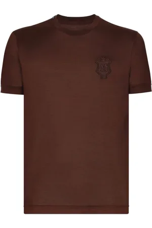 Dolce & Gabbana T-Shirt mit Logo-Stickerei