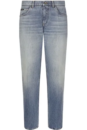 Dolce & Gabbana Gerade Jeans mit Stone-Wash-Effekt