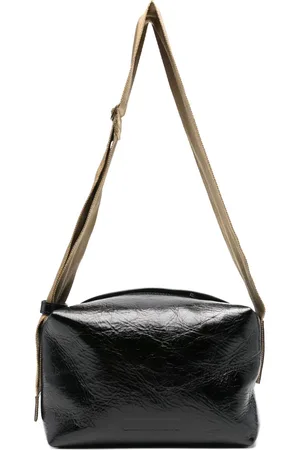 UMA WANG Schultertasche mit Logo-Prägung