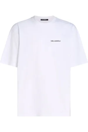 Karl Lagerfeld T-Shirt mit Logo-Streifen