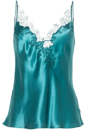 CARINE GILSON Camisole-Top mit V-Ausschnitt