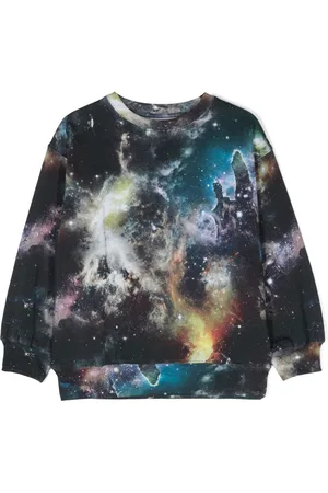 Molo Monti Sweatshirt mit Out There-Print