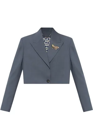 Golden Goose Cropped-Jacke mit Broschendetail