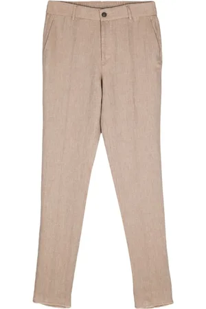PESERICO SIGN Tapered-Hose aus Leinen