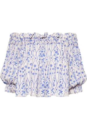 Agua by Agua Bendita Urucu Petalo Bluse
