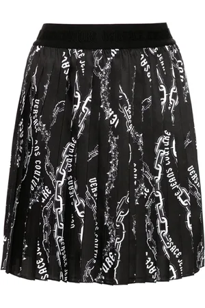 VERSACE Minirock mit Logo-Kette