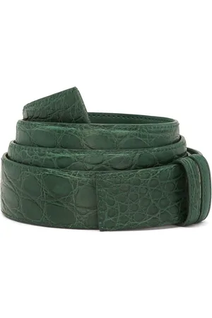 Dolce & Gabbana Gürtel mit Kroko-Prägung