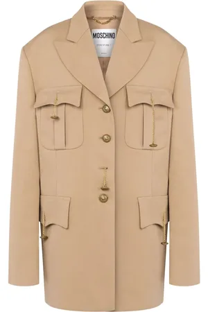 Moschino Mantel mit spitzem Revers