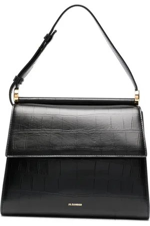 Jil Sander Schultertasche mit Logo-Print