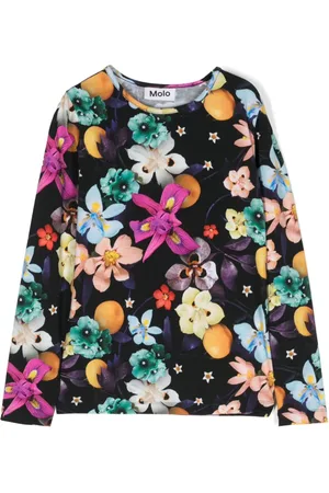 Molo Rose T-Shirt mit Blumen-Print