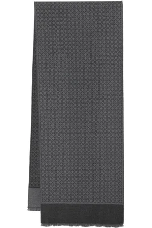 Salvatore Ferragamo Wollschal mit "Gancio"-Muster
