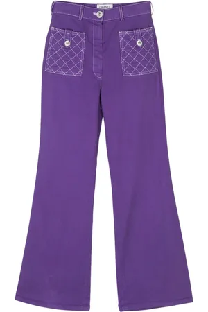 CHANEL 2000s Hose mit CC-Knöpfen