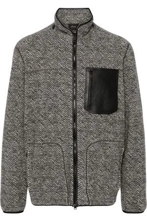 BRIONI Jacke mit Logo-Prägung