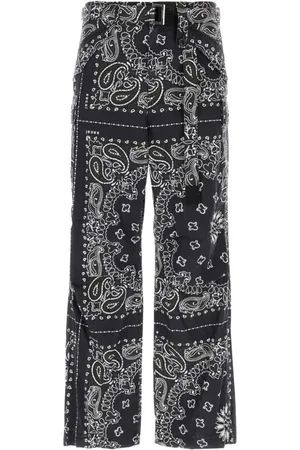 SACAI Cargohose mit Bandana-Print