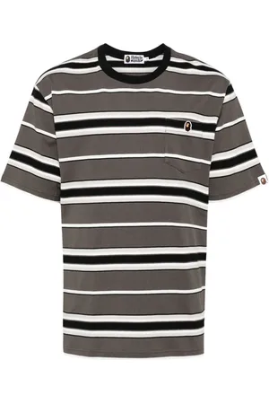 A Bathing Ape Gestreiftes T-Shirt