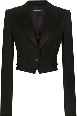 Dolce & Gabbana Cropped-Jacke aus Garbadine