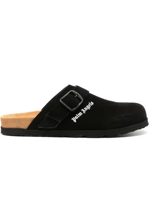 Palm Angels Mules mit Logo-Print