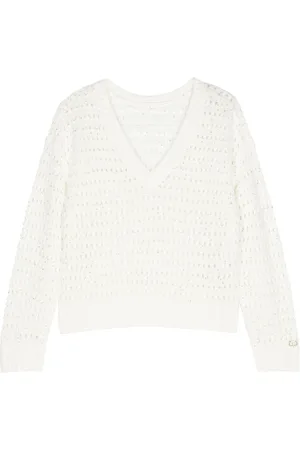 Twin-Set Oberteil mit Lochstrickmuster