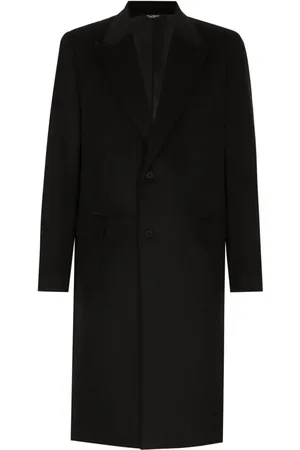 Dolce & Gabbana Einreihiger Mantel aus Kaschmir