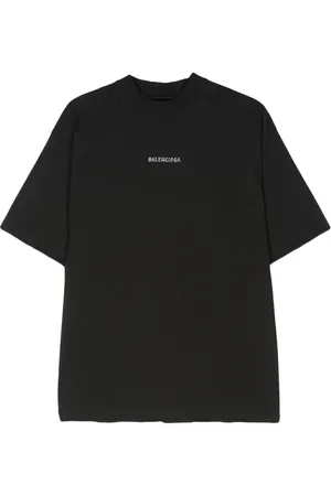 Balenciaga T-Shirt mit Nieten-Logo