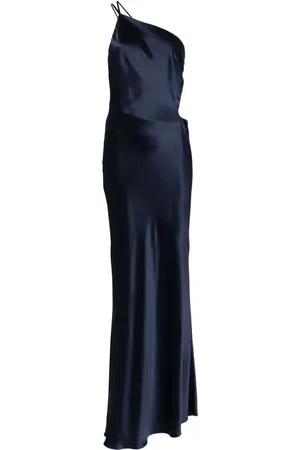 Michelle Mason Asymmetrisches Abendkleid aus Seide