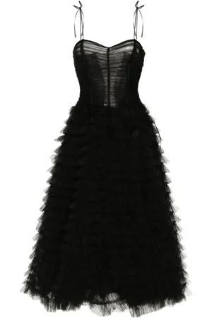 Ana Radu Gestuftes Maxikleid