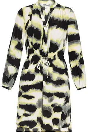 Diane von Furstenberg Kleid mit abstraktem Print