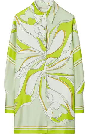 Tory Burch Seidenhemd mit Blumen-Print