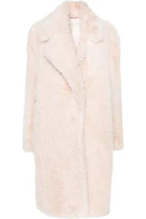 Sportmax Midimantel aus Faux Fur