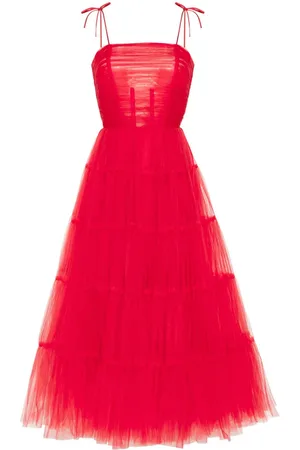Ana Radu Gestuftes Maxikleid