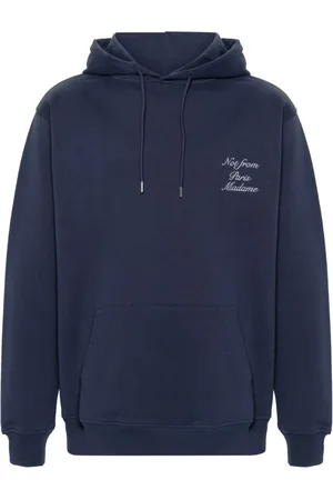 Drôle de Monsieur Le Hoodie Slogan Calligraphy Hoodie