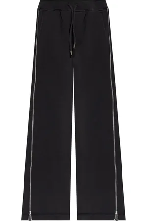 Dsquared2 Palazzohose mit seitlichem Reißverschluss