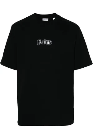 Burberry T-Shirt mit geflocktem Logo