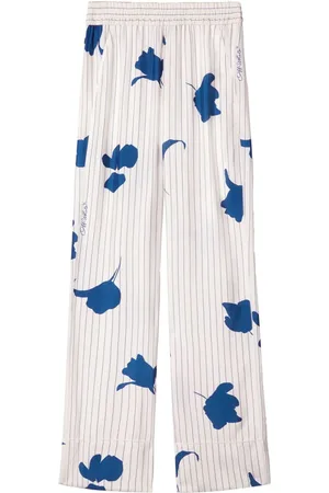 OFF-WHITE Hose mit Blumen-Print