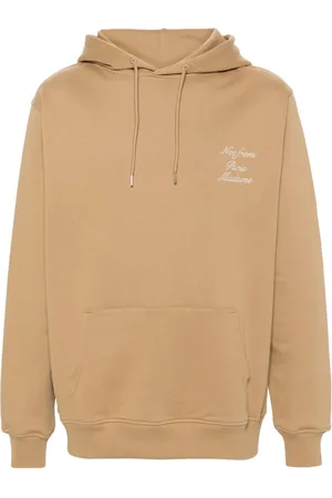 Drôle de Monsieur Le Hoodie Slogan Calligraphy Hoodie
