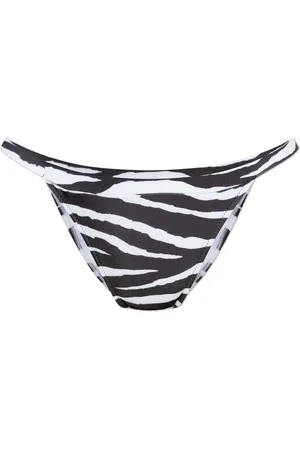 Moschino Bikinihöschen mit Zebra-Print