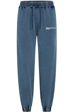 Karl Lagerfeld Jogginghose mit Acid-Wash-Effekt