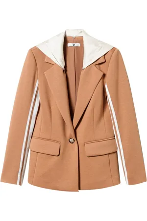 Twin-Set Blazer aus Scuba-Jersey mit Kapuze